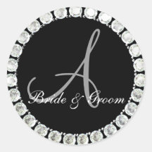 Joint personnalisable du monogramme A de diamant Adhésif