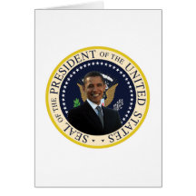 Joint présidentiel d'Obama Carte De Vœux