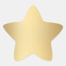 Joints et autocollants d'étoile d'or