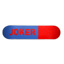 joker de fishid de clown skateboard customisable