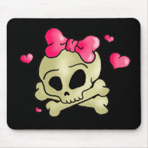 Joli crâne tapis de souris