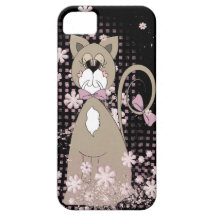 Joli Kitty dans les marguerites Coque iPhone 5 Case-Mate
