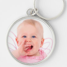 Joli porte - clé de photo de bébé porte-clefs
