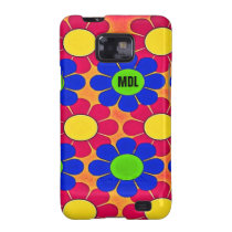 Joli rétro motif floral Samsung de flower power coques case-mate
