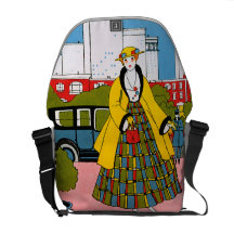 Joli sac messenger à Rickshaw de mode de robe Sacoches