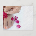 Joli salon fuchsia de pédicurie de rose de rose prospectus