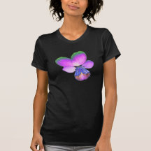 Joli T-shirt de dames de pensée