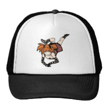 Jolie adolescente casquette