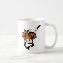 Jolie adolescente tasse à café