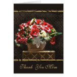 Jolie carte de voeux du jour de mère de fleurs