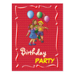 Jolie carte postale de FÊTE D'ANNIVERSAIRE