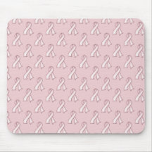 Jolie conscience Riboon de cancer du sein Tapis De Souris