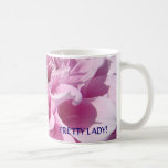 JOLIE DAME ! Dahlia de rose de tasse de tasse de c