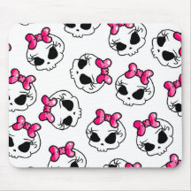 Jolis crânes tapis de souris