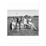Jolis golfeurs de fille, les années 1920 cartes postales