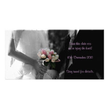 Jolis roses cartes avec photo