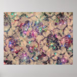 Jolis roses de dentelle posters