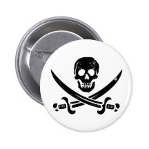 Jolly roger de drapeau de pirate de John Rackham ( Pin's Avec Agrafe