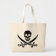 Jolly roger de drapeau de pirate de John Rackham ( Sac Fourre-tout