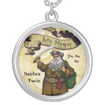 Jolly roger - le jumeau de Père Noël Collier Personnalisé