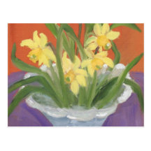 JONQUILLES CARTE POSTALE