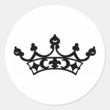 jordan_crown autocollants ronds