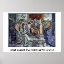 Joseph interprète des rêves par Peter Von Cornéliu Posters