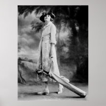 Jouant au golf dans le style, les années 1920 poster