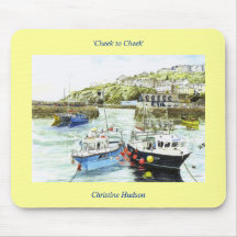 "Joue à la joue" Mousepad Tapis De Souris