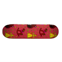 Jouets - poupées et nounours d'or de chocolat skateboard
