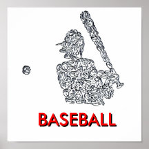 JOUEUR DE BASEBALL POSTERS