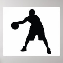Joueur de basket affiche