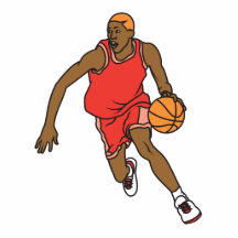 joueur de basket de vecteur ruisselant photos en relief
