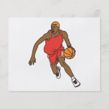 joueur de basket de vecteur ruisselant tract