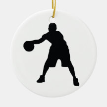 Joueur de basket décoration pour sapin de noël