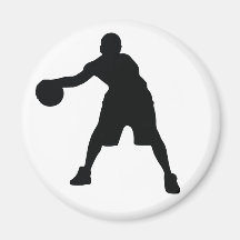 Joueur de basket magnets pour réfrigérateur