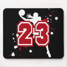 JOUEUR DE BASKET NUMÉRO 23 TAPIS DE SOURIS