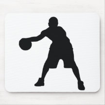 Joueur de basket tapis de souris
