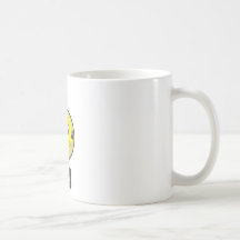 Joueur de billard fait sur commande tenant le bâto tasse