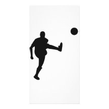 joueur de football 6 photocarte