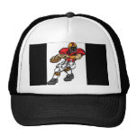 JOUEUR DE FOOTBALL ARRIÈRE DE QUART. GRAND CHAPEAU CASQUETTES