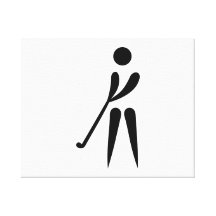 Joueur de golf toiles tendues