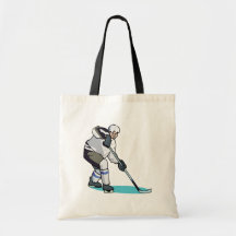 Joueur de hockey sacs de toile