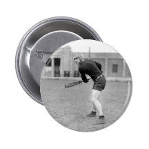 joueur de lacrosse des années 1920 badges avec agrafe