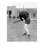 joueur de lacrosse des années 1920 cartes postales