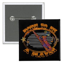 Joueur de saxophone badges