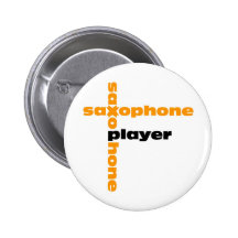 Joueur de saxophone pin's avec agrafe