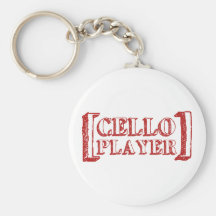 Joueur de violoncelle porte-clefs