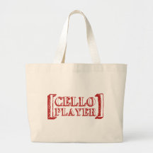 Joueur de violoncelle sac en toile