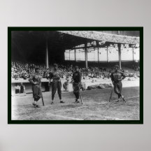 Joueurs de baseball 1909 de CUB Posters